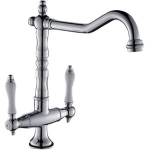 GreenZech (With 9/16'' Hose) European Style Kitchen Sink Faucet Hot Cold Water Mixer Tap 3 GreenZech (With 9/16'' Hose) European Style Kitchen Sink Faucet Hot Cold Water Mixer Tap 3