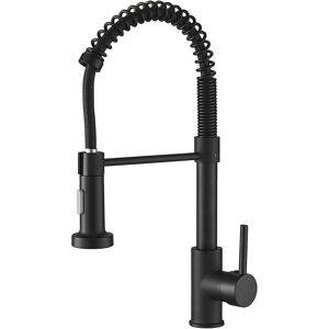 Unbranded Matte Black Kitchen Sink Tap, 2 Function Kitchen Sink Mixer Taps with Pull Out S Unbranded Matte Black Kitchen Sink Tap, 2 Function Kitchen Sink Mixer Taps with Pull Out S