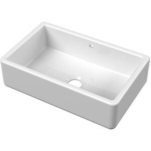Balterley Fireclay Traditional Single Bowl Butler Kitchen Sink with Overflow - 795mm - Bal Balterley Fireclay Traditional Single Bowl Butler Kitchen Sink with Overflow - 795mm - Bal