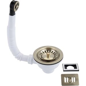 McAlpine 1.5" Universal Basket Strainer Waste and O/flow Brushed Brass McAlpine 1.5" Universal Basket Strainer Waste and O/flow Brushed Brass