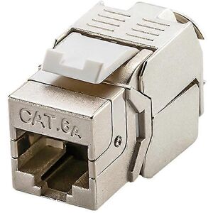 Unbranded (As show, One size) Lan RJ45 Toolless Keystone Cat5e/6/6A Network Connector Modu Unbranded (As show, One size) Lan RJ45 Toolless Keystone Cat5e/6/6A Network Connector Modu
