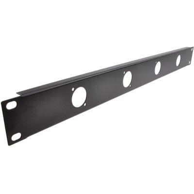 KENABLE - 4 Hole D Type Networking Flight Case - Panel Mount Plate - XLR PA KENABLE - 4 Hole D Type Networking Flight Case - Panel Mount Plate - XLR PA