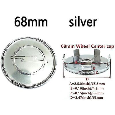 Unbranded (4pcs 68mm Silver) 4pcs Car Wheel Hub Center Caps 56mm 59mm 60mm 64mm 68mm Cover Unbranded (4pcs 68mm Silver) 4pcs Car Wheel Hub Center Caps 56mm 59mm 60mm 64mm 68mm Cover