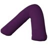 AmigoZone (V-Shaped, Plum) Luxury V Shaped Pillow with Free Case