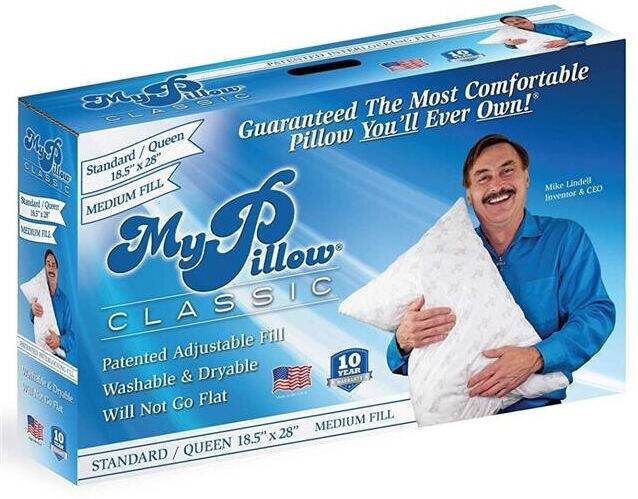 My Pillow  As Seen On TV Classic Standard & Queen Medium Fill Bed Pillow