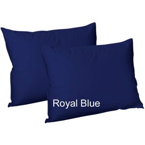 ARLINENS (Royal Blue) 2X Polycotton Plain Dyed Housewife Pillowcases,Bed Room PILLOW COVE ARLINENS (Royal Blue) 2X Polycotton Plain Dyed Housewife Pillowcases,Bed Room PILLOW COVE