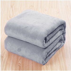 Unbranded (#1 Gray, 70*100cm) Fleece Blanket Large Bed Sofa Travel Throw Soft Warmer Doubl Unbranded (#1 Gray, 70*100cm) Fleece Blanket Large Bed Sofa Travel Throw Soft Warmer Doubl