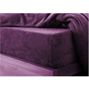 NIGHTZONE (Plum , Double) Teddy Extra deep Fleece Fur Fitted Bed Sheet NIGHTZONE (Plum , Double) Teddy Extra deep Fleece Fur Fitted Bed Sheet