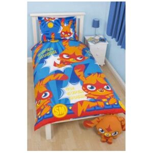 Disney Moshi Monsters Katsuma Single Duvet Set - Reversible Red & Blue Kids Bedding Disney Moshi Monsters Katsuma Single Duvet Set - Reversible Red & Blue Kids Bedding