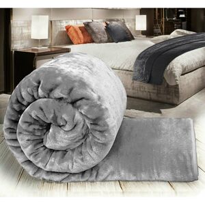 RUSH TO STORE LIMITED (SILVER, KING) THICK FLEECE BLANKET THROW LARGE SOFA BED SOFT RUSH TO STORE LIMITED (SILVER, KING) THICK FLEECE BLANKET THROW LARGE SOFA BED SOFT