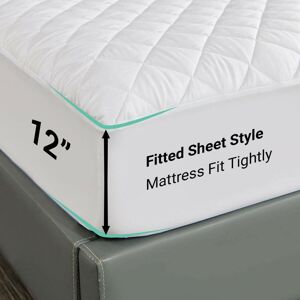 Yorkshire Bedding (Double ) Extra Deep 30CM Quilted Mattress Protector Fitted Sheet Cover Single D Yorkshire Bedding (Double ) Extra Deep 30CM Quilted Mattress Protector Fitted Sheet Cover Single D