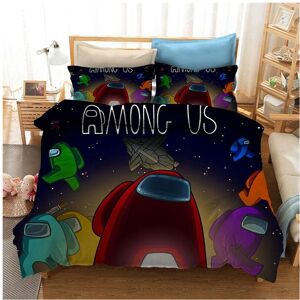 Unbranded (Among, EU-Double-3pcs-200x200cm) 2/3PCS Among Us Bedding Set 3D Print Quilt Cov Unbranded (Among, EU-Double-3pcs-200x200cm) 2/3PCS Among Us Bedding Set 3D Print Quilt Cov