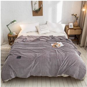 GreenZech (Brown Red, 180x200cM) Coral Fleece Soft Warm Blankets Single/Queen/King Flannel GreenZech (Brown Red, 180x200cM) Coral Fleece Soft Warm Blankets Single/Queen/King Flannel