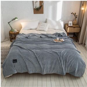 GreenZech (Dark Blue, 180x200cM) Coral Fleece Soft Warm Blankets Single/Queen/King Flannel GreenZech (Dark Blue, 180x200cM) Coral Fleece Soft Warm Blankets Single/Queen/King Flannel