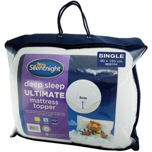 (Single) Silentnight Deep Sleep 1000 Mattress Topper Hypoallergenic Easy Fit Thi (Single) Silentnight Deep Sleep 1000 Mattress Topper Hypoallergenic Easy Fit Thi