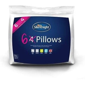 Silentnight Ultrabounce Pillow, White, Pack of 6 Silentnight Ultrabounce Pillow, White, Pack of 6