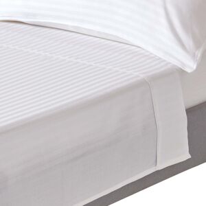 Homescapes Egyptian Cotton Satin Stripe Flat Sheet - Super King Bed Linen Homescapes Egyptian Cotton Satin Stripe Flat Sheet - Super King Bed Linen