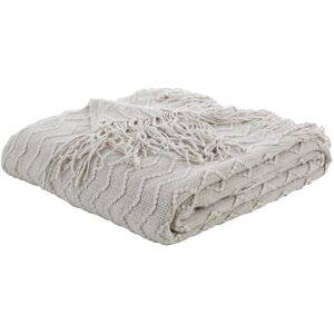 Catherine Lansfield Chevron Knit Throw 125cm x 150cm Silver Catherine Lansfield Chevron Knit Throw 125cm x 150cm Silver