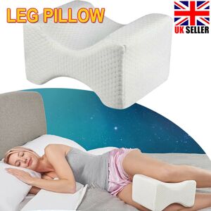 Unbranded Memory Foam Leg Pillow - Double-Sided Grooved Ergonomic Knee Wedge for Sciatica Unbranded Memory Foam Leg Pillow - Double-Sided Grooved Ergonomic Knee Wedge for Sciatica