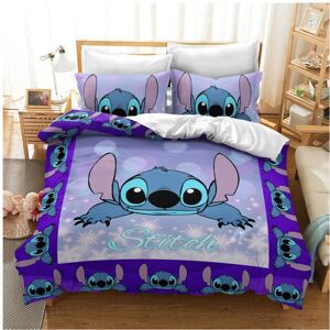 Unbranded (Purple Stitch, EU-Double(3pcs):200×200cm) Lilo & Stitch Bedding Set Kids 3D Sti Unbranded (Purple Stitch, EU-Double(3pcs):200×200cm) Lilo & Stitch Bedding Set Kids 3D Sti