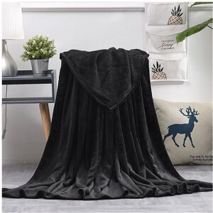 Unbranded (Black, 70X100cm-Small Size) 22 Solid Colors Sumptuous Light Winter Flannel Plus Unbranded (Black, 70X100cm-Small Size) 22 Solid Colors Sumptuous Light Winter Flannel Plus