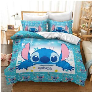 Unbranded (Stitch, EU-King(3pcs):240x220cm) Lilo & Stitch Bedding Set Kids 3D Stitch Duvet Unbranded (Stitch, EU-King(3pcs):240x220cm) Lilo & Stitch Bedding Set Kids 3D Stitch Duvet