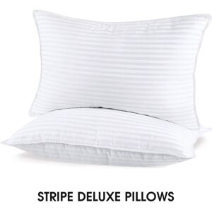 SUPREME BEDDING LTD (STRIPE PILLOW, PACK OF 4) Ultra Soft Pillows Memory Foam Stripe Bounce Back SUPREME BEDDING LTD (STRIPE PILLOW, PACK OF 4) Ultra Soft Pillows Memory Foam Stripe Bounce Back
