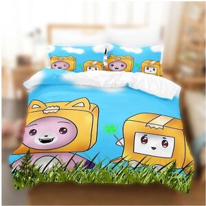 Unbranded (Blue Green, EU-Double(3pcs):200×200cm) Lankybox Duvet Cover Set Double King Bed Unbranded (Blue Green, EU-Double(3pcs):200×200cm) Lankybox Duvet Cover Set Double King Bed