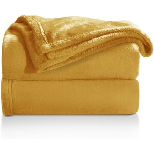 SUPREME BEDDING LTD (MUSTARD, DOUBLE) Faux Fur Fleece Throw Soft Warm Bed Blankets SUPREME BEDDING LTD (MUSTARD, DOUBLE) Faux Fur Fleece Throw Soft Warm Bed Blankets