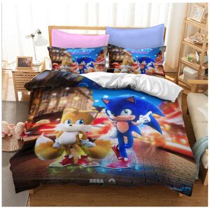 Unbranded Sonic Bedding Double Duvet Cover Set - Bedding Unbranded Sonic Bedding Double Duvet Cover Set - Bedding