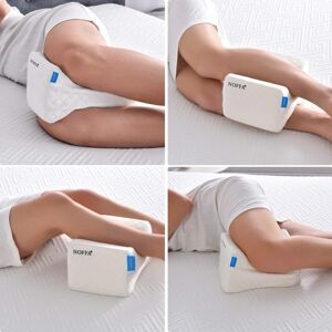 Noffa Memory Foam Knee Pillow Ergonomic Sleeping Bed Support Noffa Memory Foam Knee Pillow Ergonomic Sleeping Bed Support