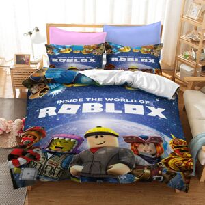 Unbranded (12, Single(135x200 cm)) ROBLOX Bedding Single Double Duvet Cover Cartoon Kids Q Unbranded (12, Single(135x200 cm)) ROBLOX Bedding Single Double Duvet Cover Cartoon Kids Q