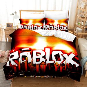Unbranded (21, Single(135x200 cm)) ROBLOX Bedding Single Double Duvet Cover Cartoon Kids Q Unbranded (21, Single(135x200 cm)) ROBLOX Bedding Single Double Duvet Cover Cartoon Kids Q