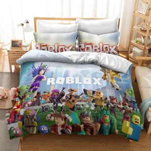 Unbranded (16, Single(135x200 cm)) ROBLOX Bedding Single Double Duvet Cover Cartoon Kids Q Unbranded (16, Single(135x200 cm)) ROBLOX Bedding Single Double Duvet Cover Cartoon Kids Q