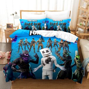 Unbranded (Double(200x200 cm), 25) Fortnite Bedding Single Double Cartoon Quilt Cover Kids Unbranded (Double(200x200 cm), 25) Fortnite Bedding Single Double Cartoon Quilt Cover Kids