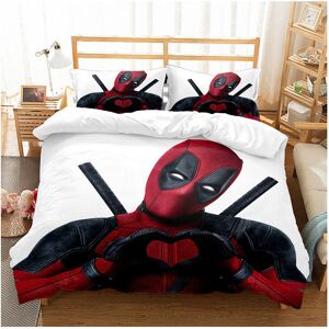 Unbranded (Style 02, Single) Deadpool Single Double King Duvet Cover Cartoon Unbranded (Style 02, Single) Deadpool Single Double King Duvet Cover Cartoon