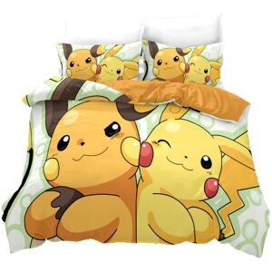 Unbranded (Double-200*200, 7) Pokémon Cartoon Bedding Single Double Quilt Cover 3D Cartoon Unbranded (Double-200*200, 7) Pokémon Cartoon Bedding Single Double Quilt Cover 3D Cartoon
