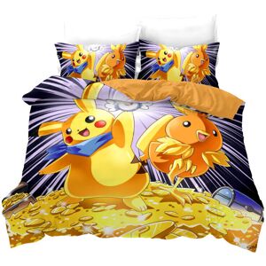 Unbranded (King-230*220, 5) Pokémon Cartoon Bedding Single Double Quilt Cover 3D Cartoon Unbranded (King-230*220, 5) Pokémon Cartoon Bedding Single Double Quilt Cover 3D Cartoon