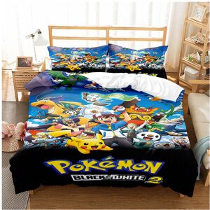 Unbranded (King-230*220, 23) Pokémon Cartoon Bedding Single Double Quilt Cover 3D Cartoon Unbranded (King-230*220, 23) Pokémon Cartoon Bedding Single Double Quilt Cover 3D Cartoon