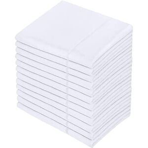 Utopia Bedding Pillow Cases 12 pack - White pillowcases (50x75cm) - Soft Brushed Utopia Bedding Pillow Cases 12 pack - White pillowcases (50x75cm) - Soft Brushed
