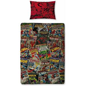 Marvel Reversible Comic Duvet Cover Set Marvel Reversible Comic Duvet Cover Set