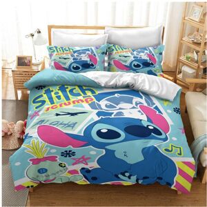 Unbranded (Stitch Scrump, EU-Single(2pcs):135×200cm) Lilo & Stitch Bedding Set Kids 3D Sti Unbranded (Stitch Scrump, EU-Single(2pcs):135×200cm) Lilo & Stitch Bedding Set Kids 3D Sti