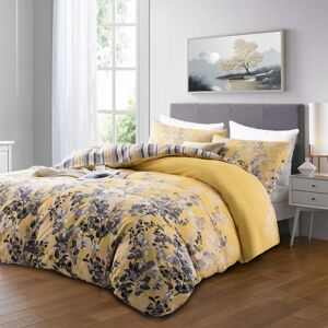 Yorkshire Bedding (Ochre Blossom, Super King) Reversible Microfiber Quilt Duvet Cover Bedding Set Yorkshire Bedding (Ochre Blossom, Super King) Reversible Microfiber Quilt Duvet Cover Bedding Set