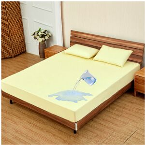 Unbranded (Yellow, 140x200+30cm) Waterproof Mattress Cover Terrycloth Mattress Protector C Unbranded (Yellow, 140x200+30cm) Waterproof Mattress Cover Terrycloth Mattress Protector C