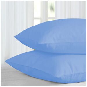 ASPIRE HOMEWARE (Sky Blue) 2 X Pillow Case Luxury 100% Poly cotton Housewife Pair Pack Pillows C ASPIRE HOMEWARE (Sky Blue) 2 X Pillow Case Luxury 100% Poly cotton Housewife Pair Pack Pillows C