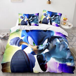 Unbranded (Single-135x200cm, 5) Sonic Kids Single Double Bed Linen 3D Duvet Cover Set Unbranded (Single-135x200cm, 5) Sonic Kids Single Double Bed Linen 3D Duvet Cover Set