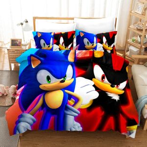 Unbranded (Single-135x200cm, 15) Sonic Kids Single Double Bed Linen 3D Duvet Cover Set Unbranded (Single-135x200cm, 15) Sonic Kids Single Double Bed Linen 3D Duvet Cover Set