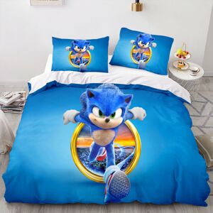 Unbranded (King-240x220cm, 6) Sonic Kids Single Double Bed Linen 3D Duvet Cover Set Unbranded (King-240x220cm, 6) Sonic Kids Single Double Bed Linen 3D Duvet Cover Set