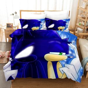 Unbranded (Single-135x200cm, 26) Sonic Kids Single Double Bed Linen 3D Duvet Cover Set Unbranded (Single-135x200cm, 26) Sonic Kids Single Double Bed Linen 3D Duvet Cover Set