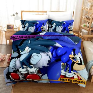 Unbranded (King-240x220cm, 18) Sonic Kids Single Double Bed Linen 3D Duvet Cover Set Unbranded (King-240x220cm, 18) Sonic Kids Single Double Bed Linen 3D Duvet Cover Set